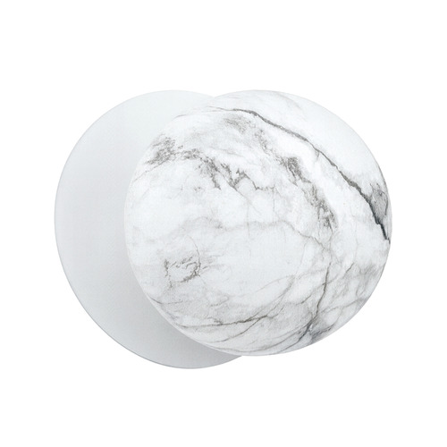 Lassie Marble Opal Glass Cool White LED Wall Sconce