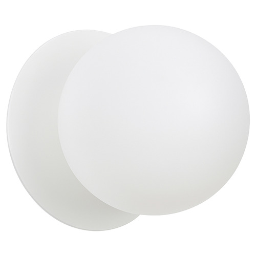Lassie Opal Frosted Glass Warm White LED Wall Sconce