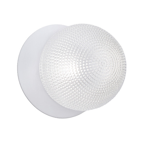 Lassie Diamond Cut Glass Cool White LED Wall Sconce