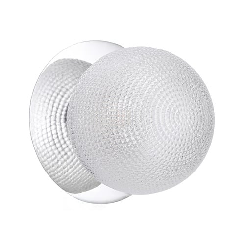 Lassie Diamond Cut Glass Warm White LED Wall Sconce