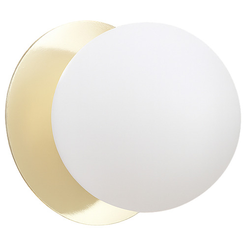 Lassie Opal Frosted Glass Warm White LED Wall Sconce