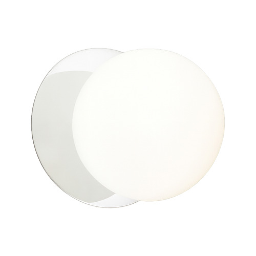 Lassie Opal Frosted Glass Cool White LED Wall Sconce