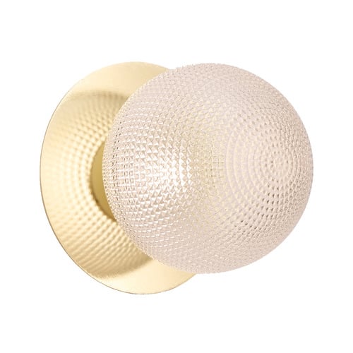 Lassie Diamond Cut Glass Warm White LED Wall Sconce