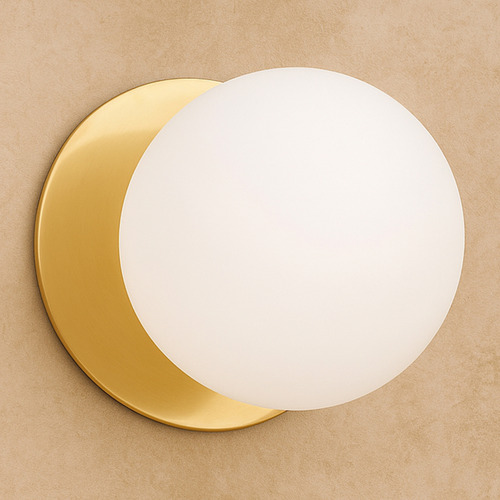 Lassie Opal Frosted Glass Cool White LED Wall Sconce