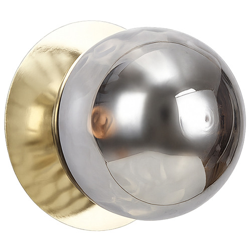 Lassie Molten Ripple Glass Warm White LED Wall Sconce