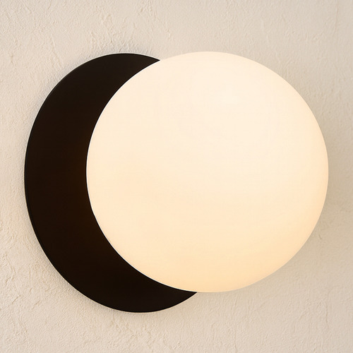 Lassie Opal Frosted Glass Warm White LED Wall Sconce