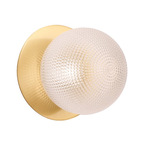 Lassie Diamond Cut Glass Warm White LED Wall Sconce