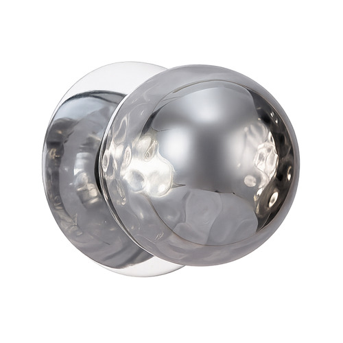 Lassie Molten Ripple Glass Cool White LED Wall Sconce