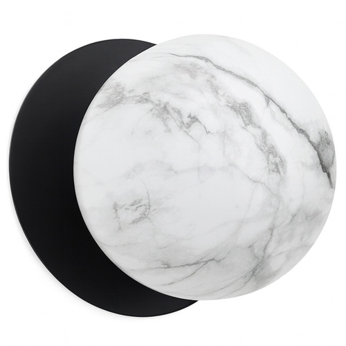 Lassie Marble Opal Glass Cool White LED Wall Sconce