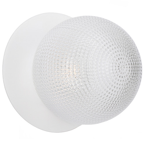 Lassie Diamond Cut Glass Warm White LED Wall Sconce