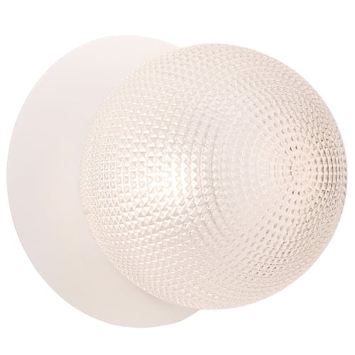 Lassie Diamond Cut Glass Warm White LED Wall Sconce