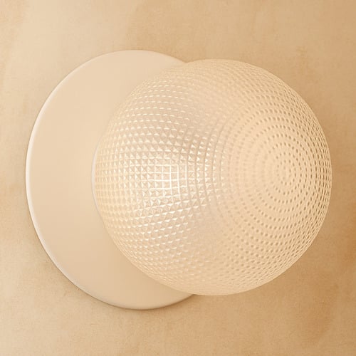 Lassie Diamond Cut Glass Warm White LED Wall Sconce