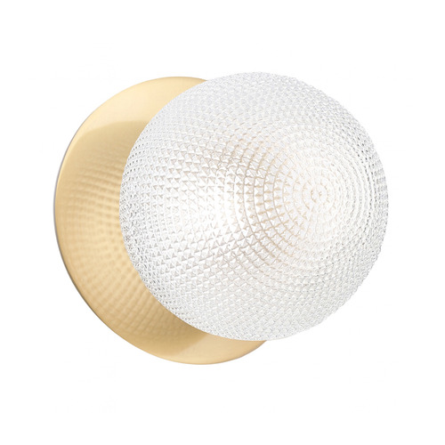 Lassie Diamond Cut Glass Cool White LED Wall Sconce