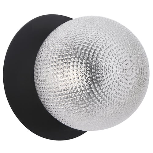 Lassie Diamond Cut Glass Warm White LED Wall Sconce