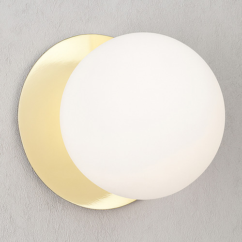 Lassie Opal Frosted Glass Cool White LED Wall Sconce
