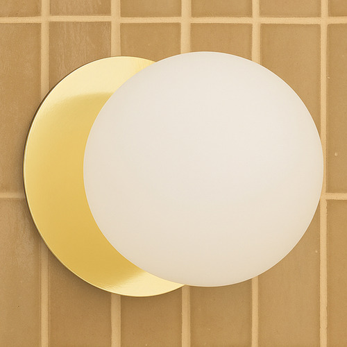 Lassie Opal Frosted Glass Cool White LED Wall Sconce