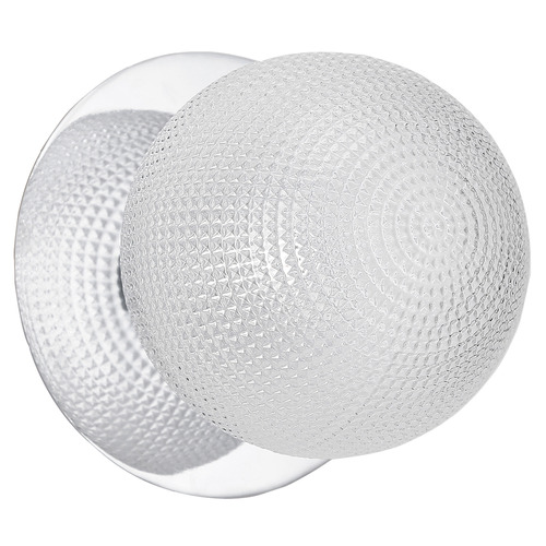 Lassie Diamond Cut Glass Cool White LED Wall Sconce