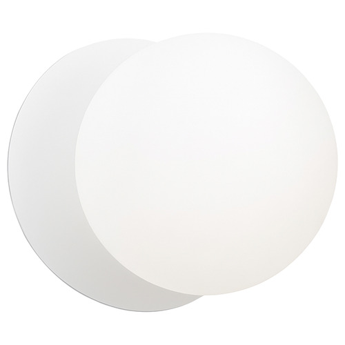 Lassie Opal Frosted Glass Cool White LED Wall Sconce