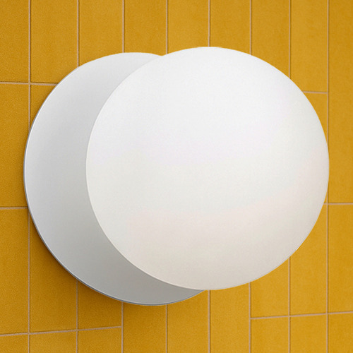 Lassie Opal Frosted Glass Cool White LED Wall Sconce