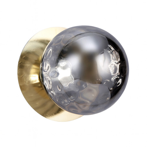 Lassie Molten Ripple Glass Cool White LED Wall Sconce