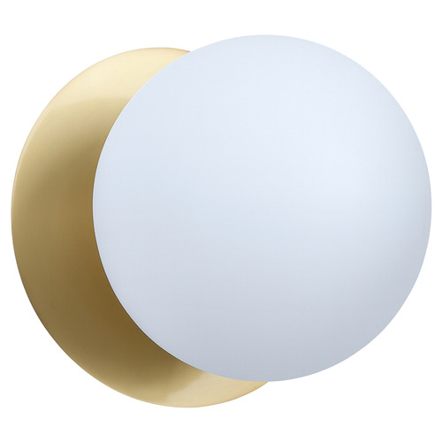 Lassie Opal Frosted Glass Cool White LED Wall Sconce