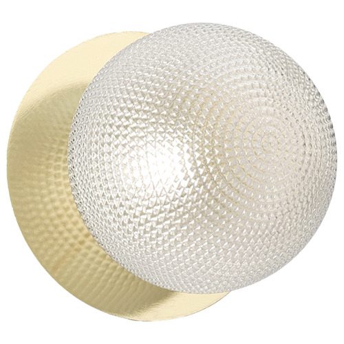 Lassie Diamond Cut Glass Cool White LED Wall Sconce