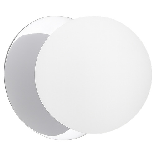 Lassie Opal Frosted Glass Cool White LED Wall Sconce