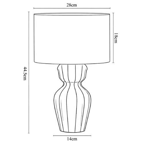 Franklin Ceramic Table Lamp