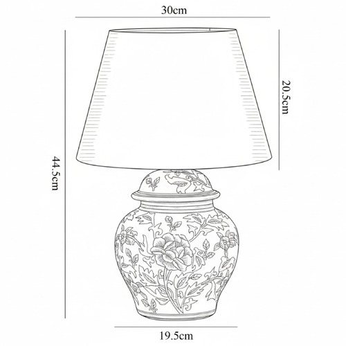 Campbell Ceramic Table Lamp