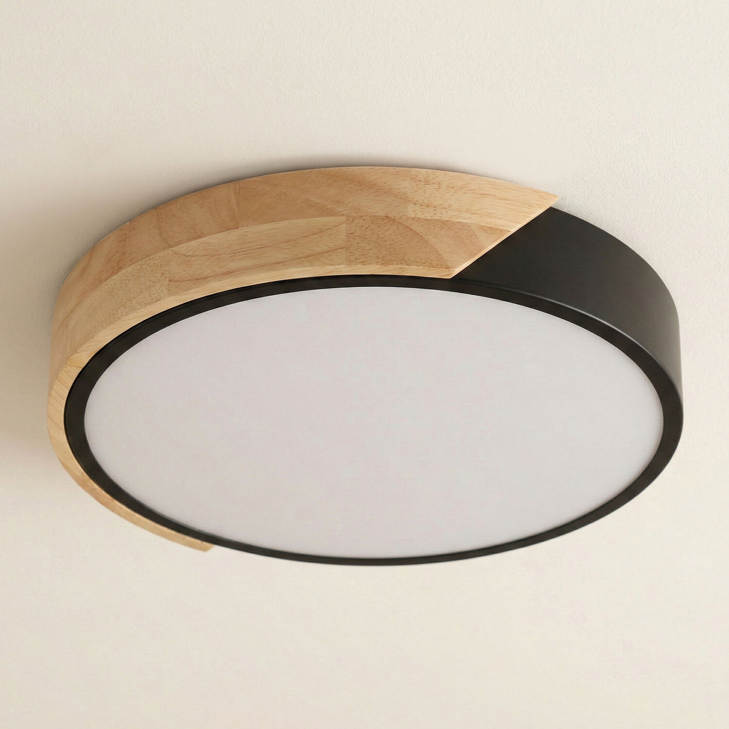 Helsinki Round LED Oyster Ceiling Light