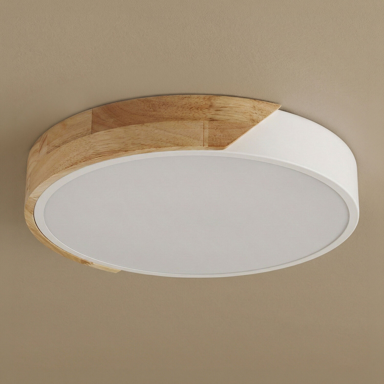 Helsinki Round LED Oyster Ceiling Light