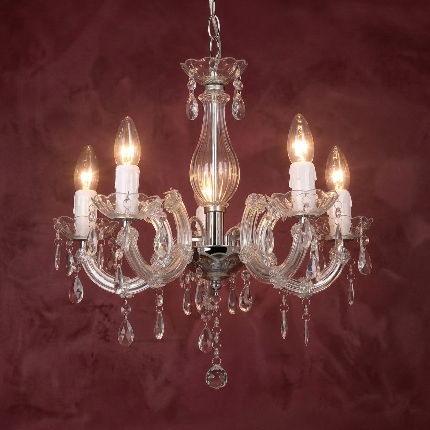 Elegant Design Chandelier 5 Light
