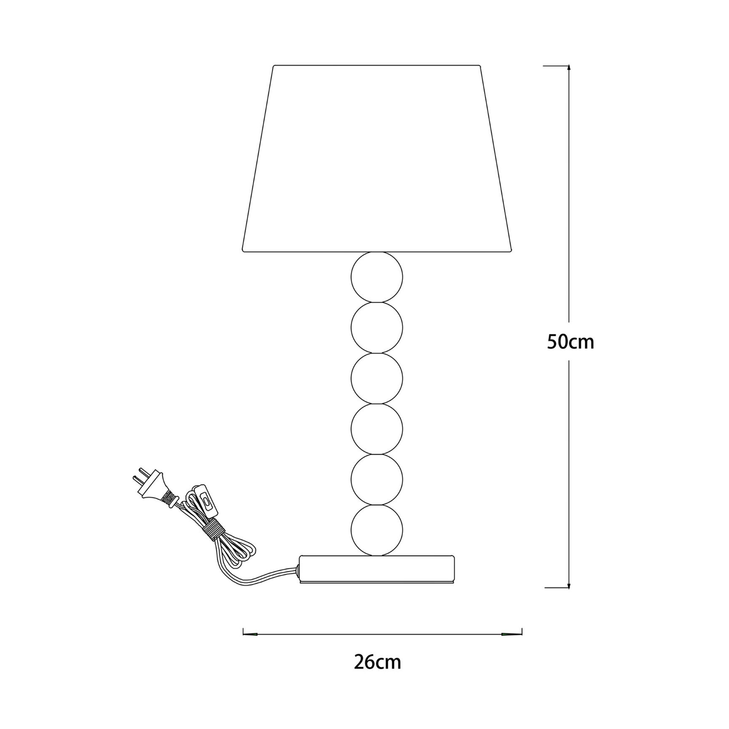 Shania Iron Table Lamp