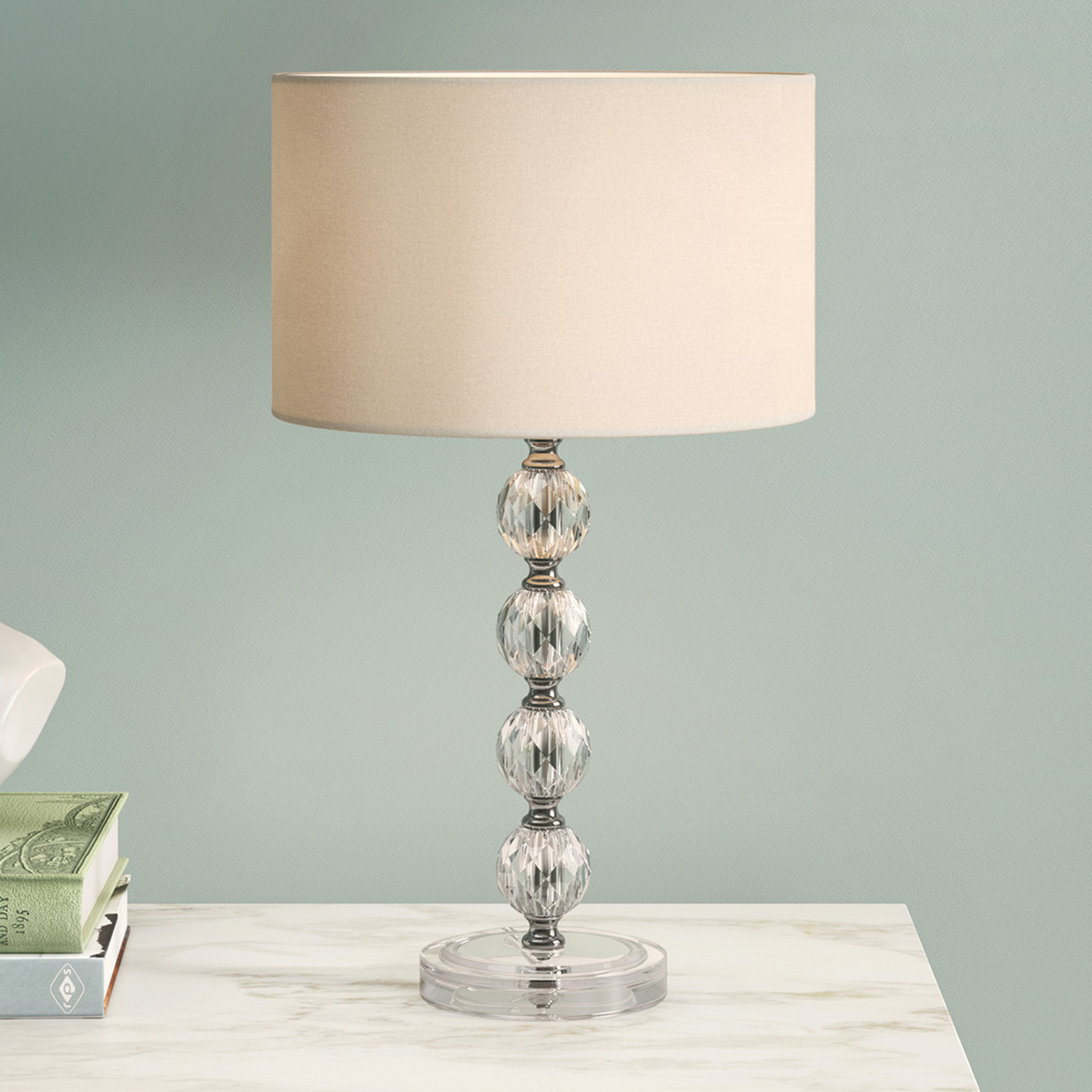 Crystal 48cm Table Lamp