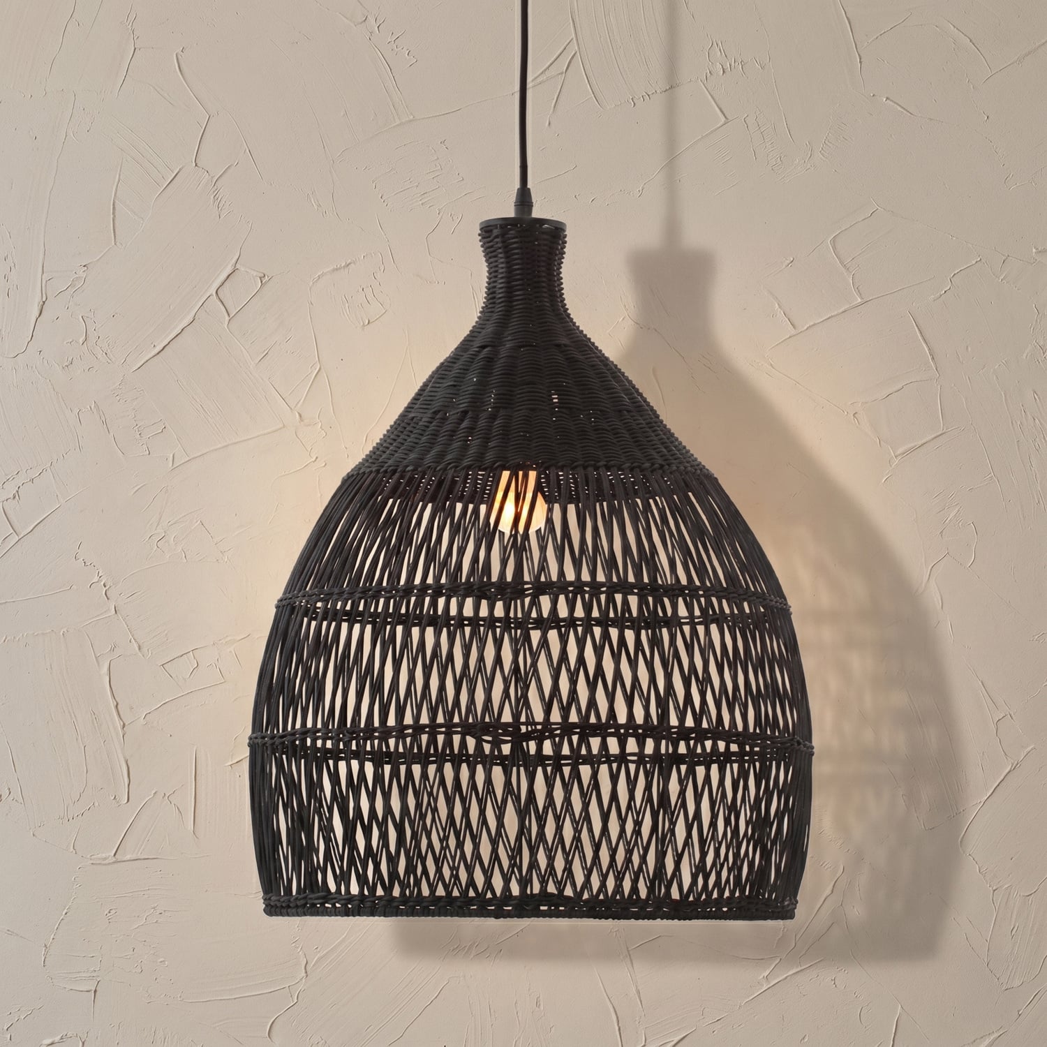 Downs Rattan Pendant Light