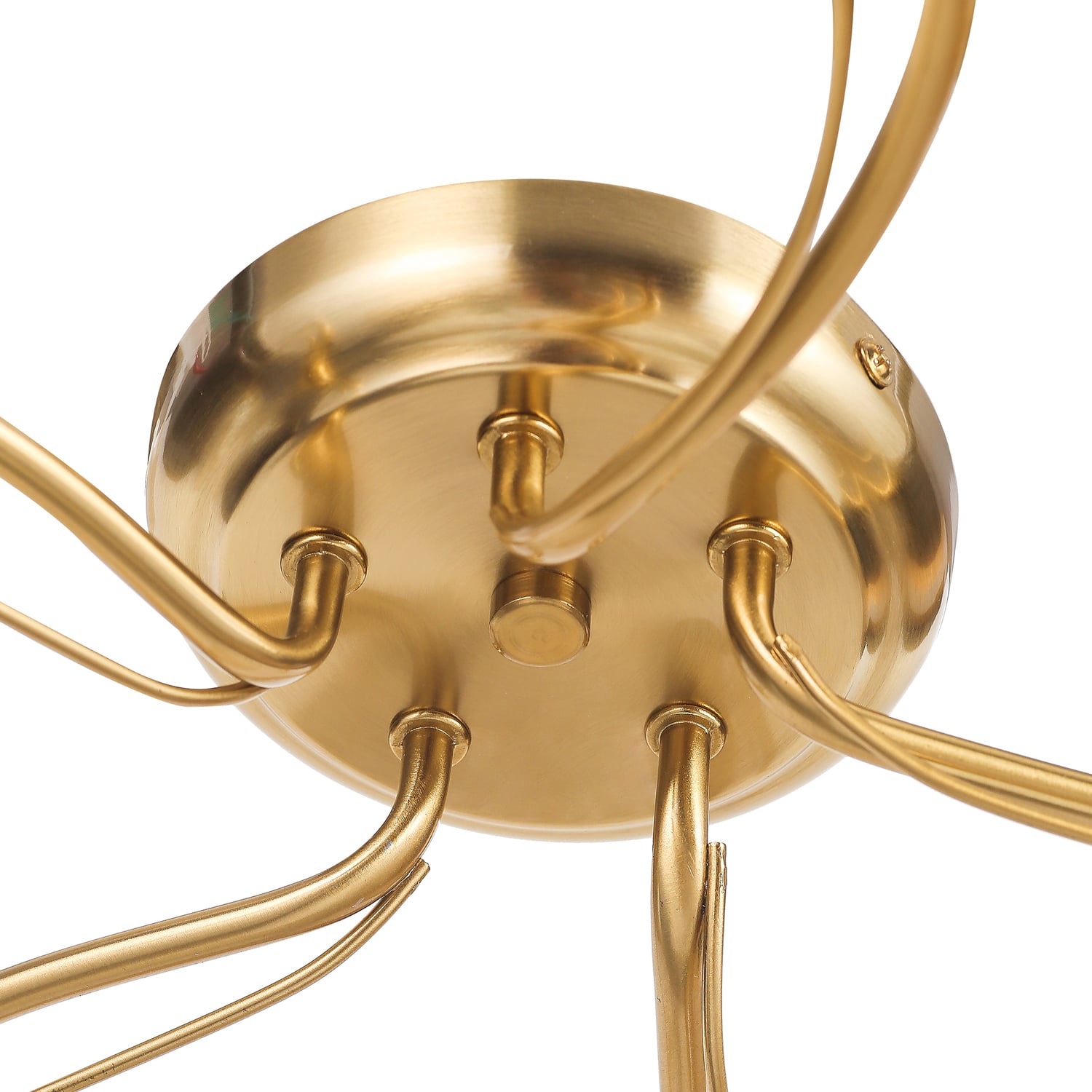 Brent Glass 5-Light Semi-Flush Ceiling Light