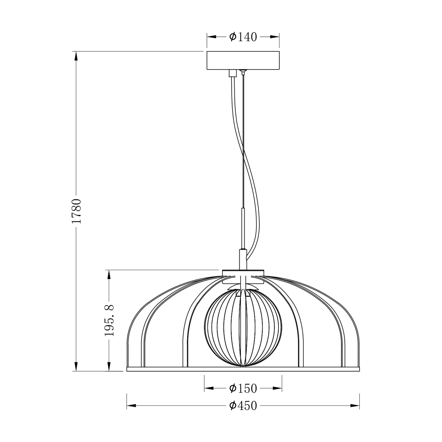 Baron LED Pendant Light