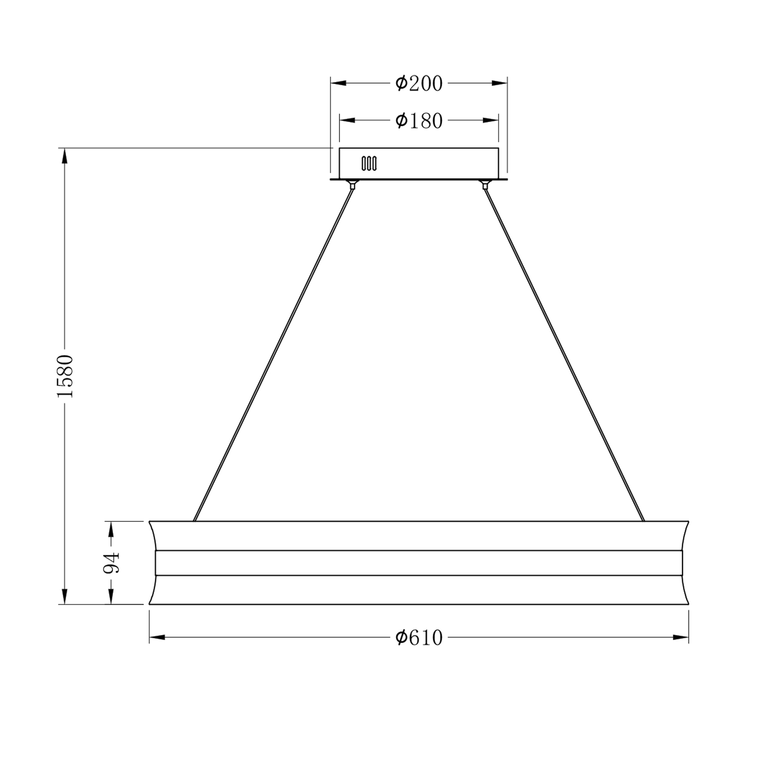 Carnes LED Pendant Light
