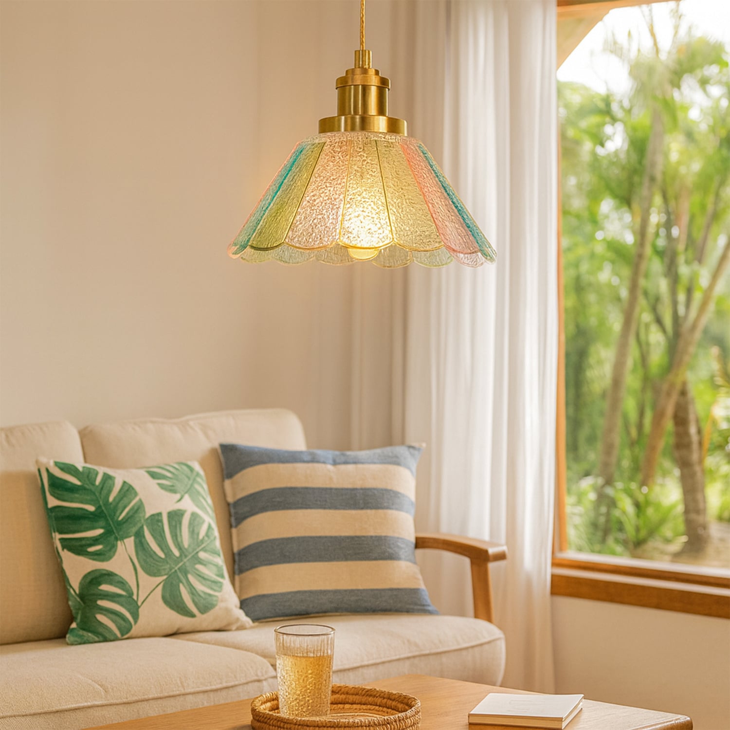 Annette Glass Pendant Light