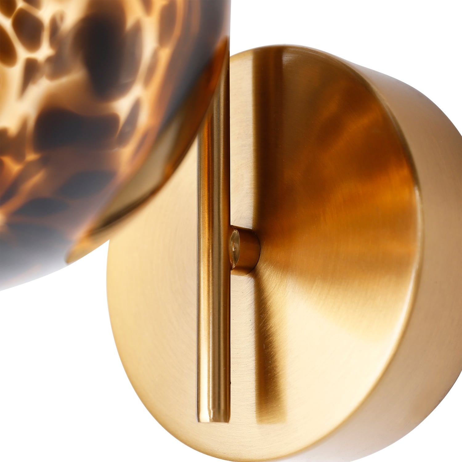 Parks Amber Glass LED Wall Light
