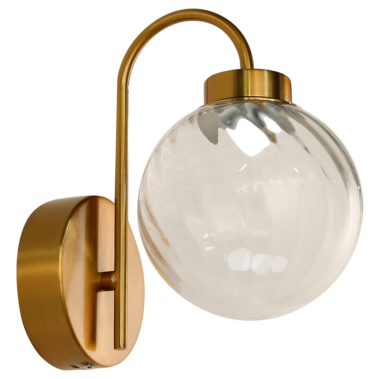 Parks Clear Glass LED Wall Light