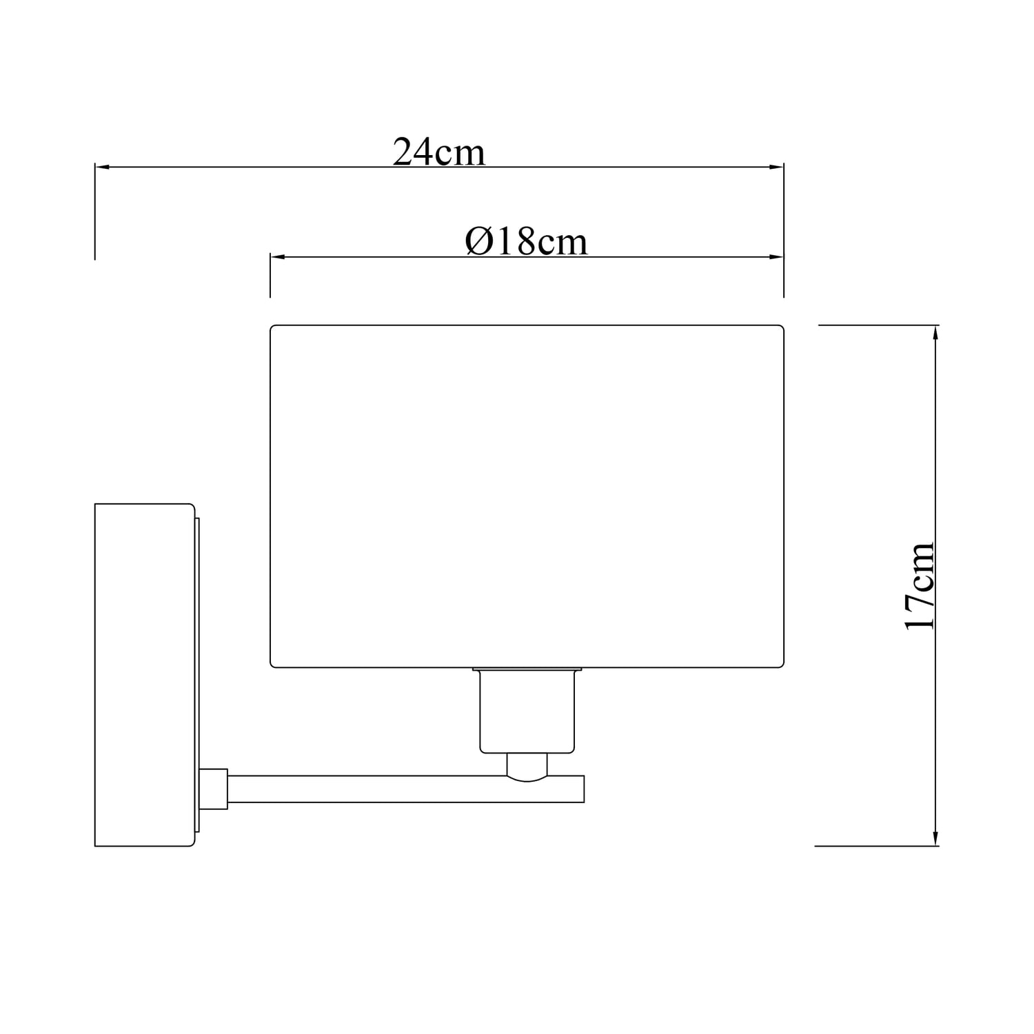 Preston LED Wall Light
