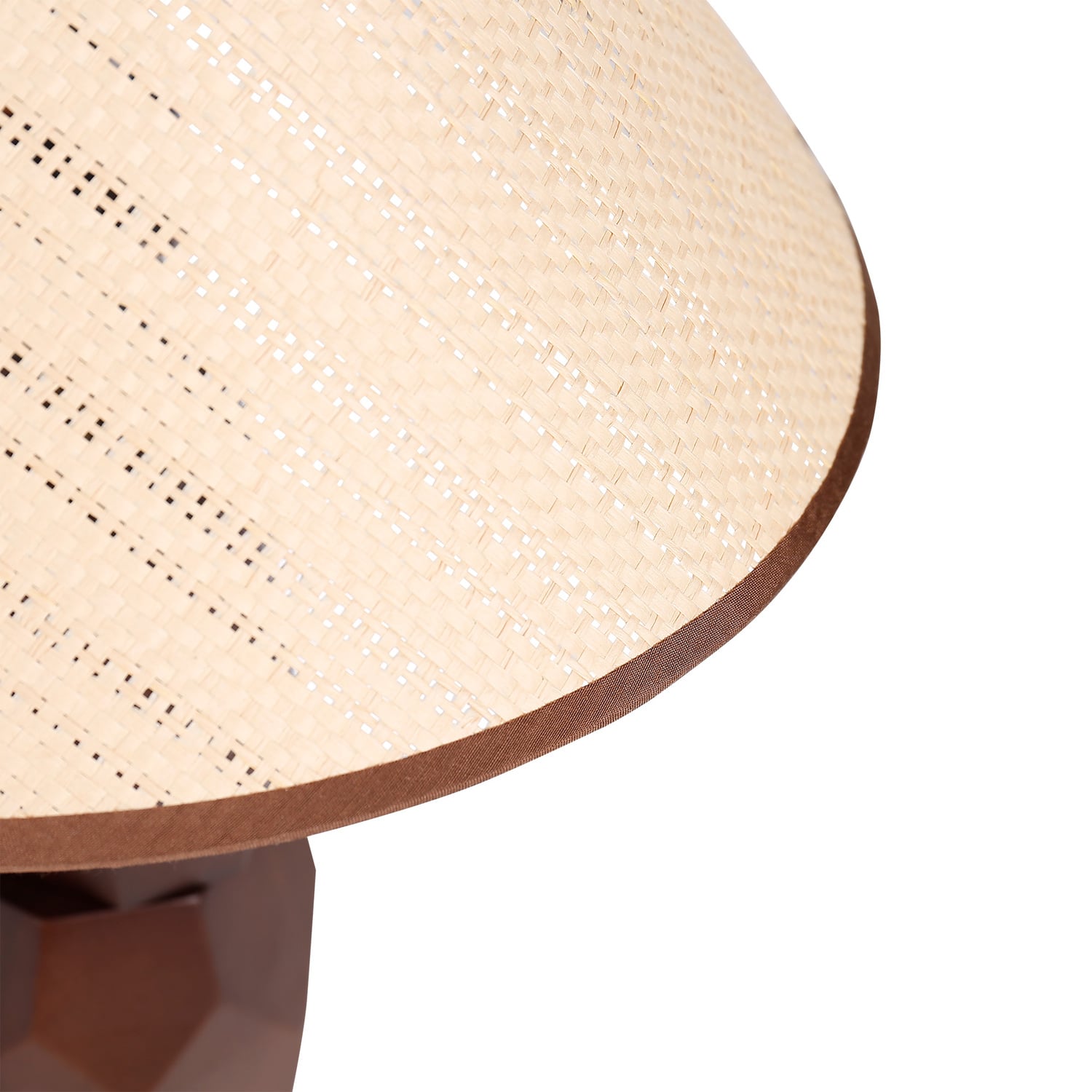 Stanley Rubberwood Table Lamp