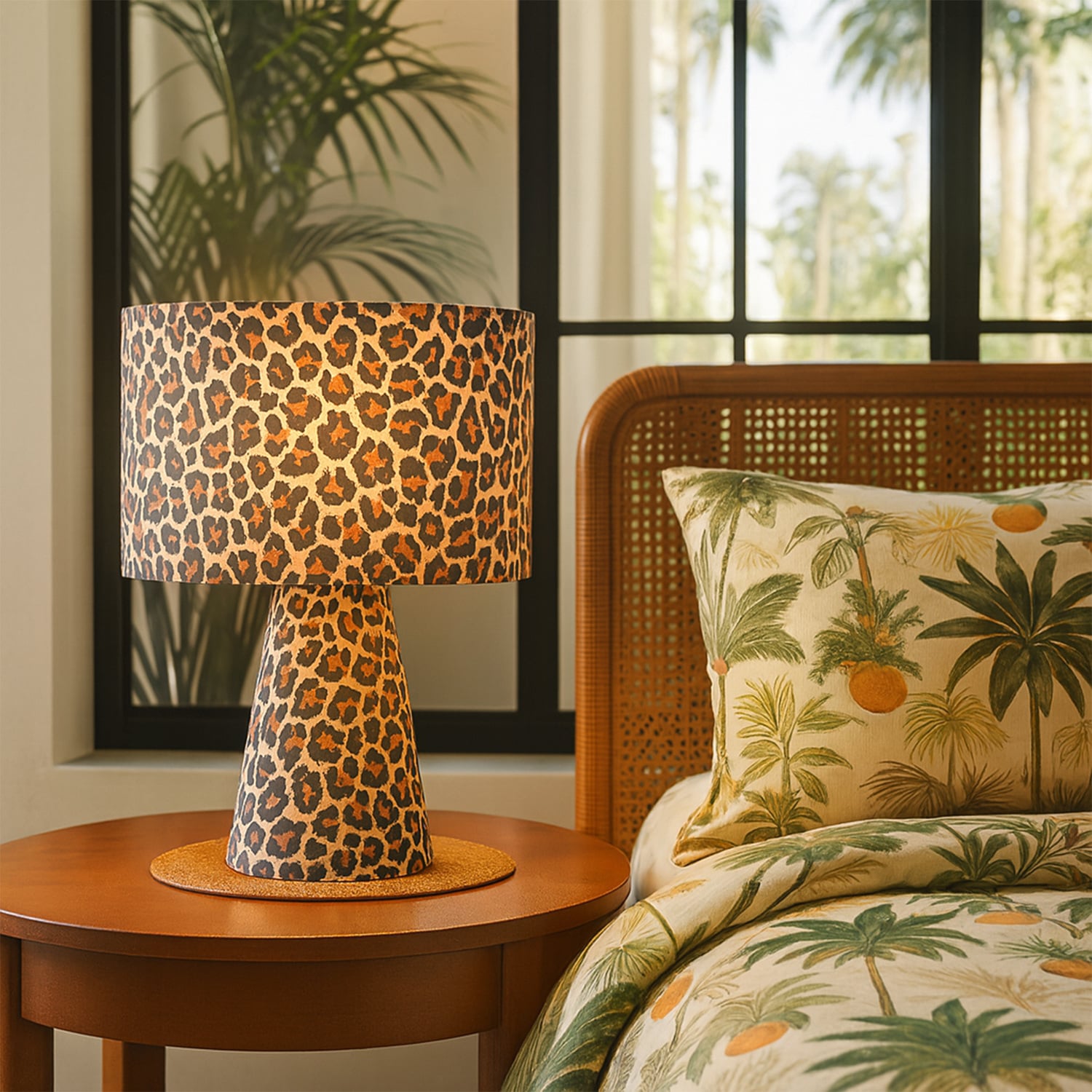 Tyler Leopard Table Lamp