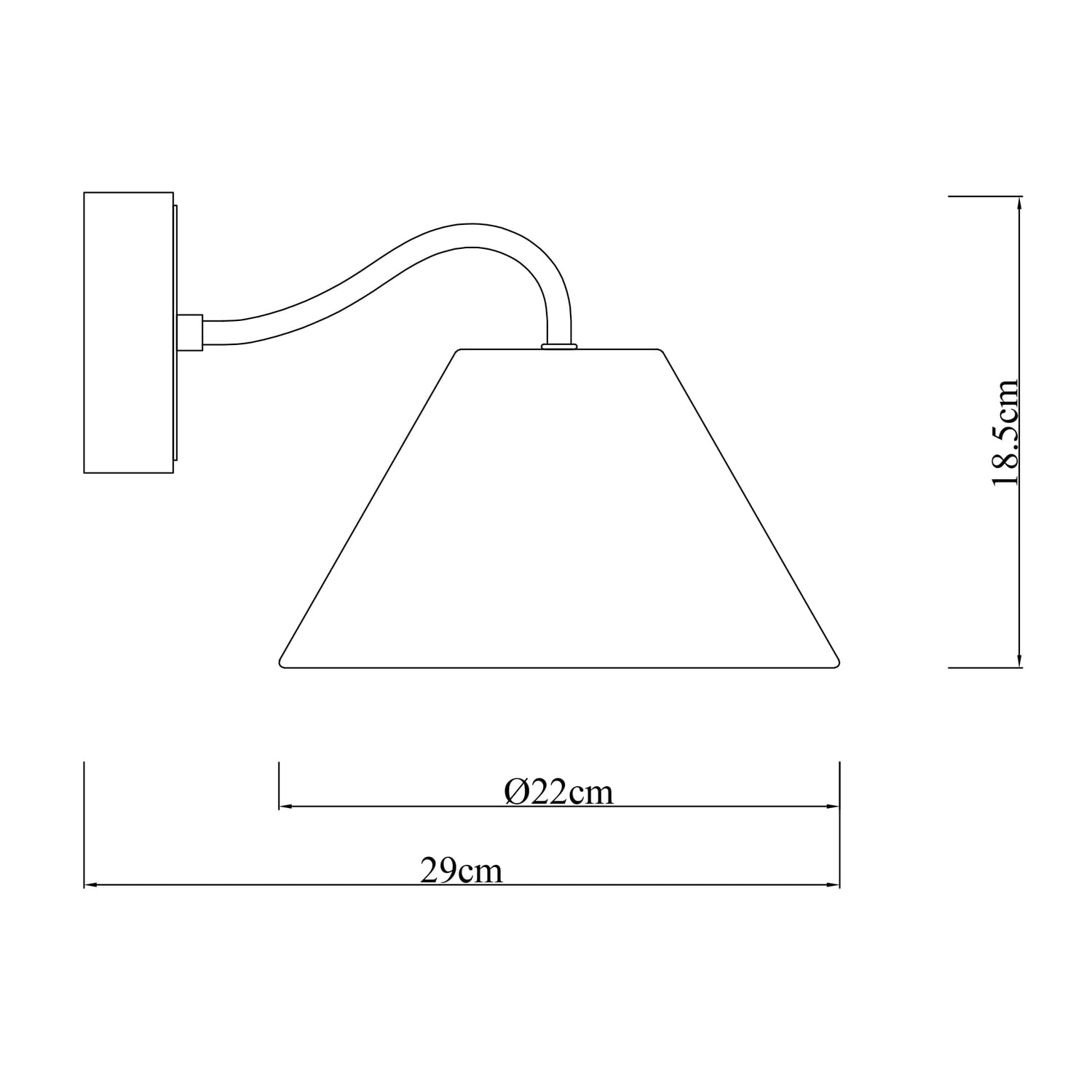 Hudson LED Wall Light