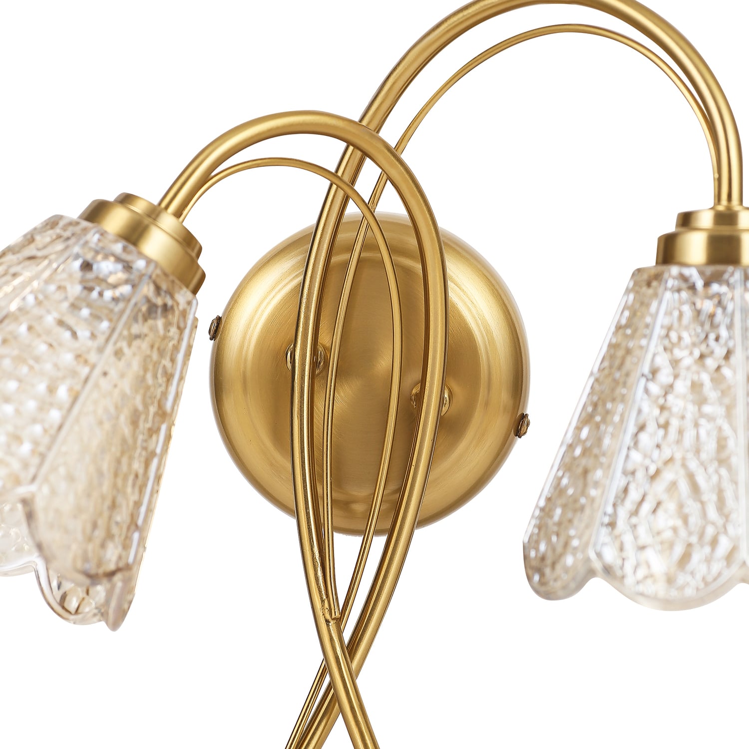 Brent Glass 2-Light Wall Light