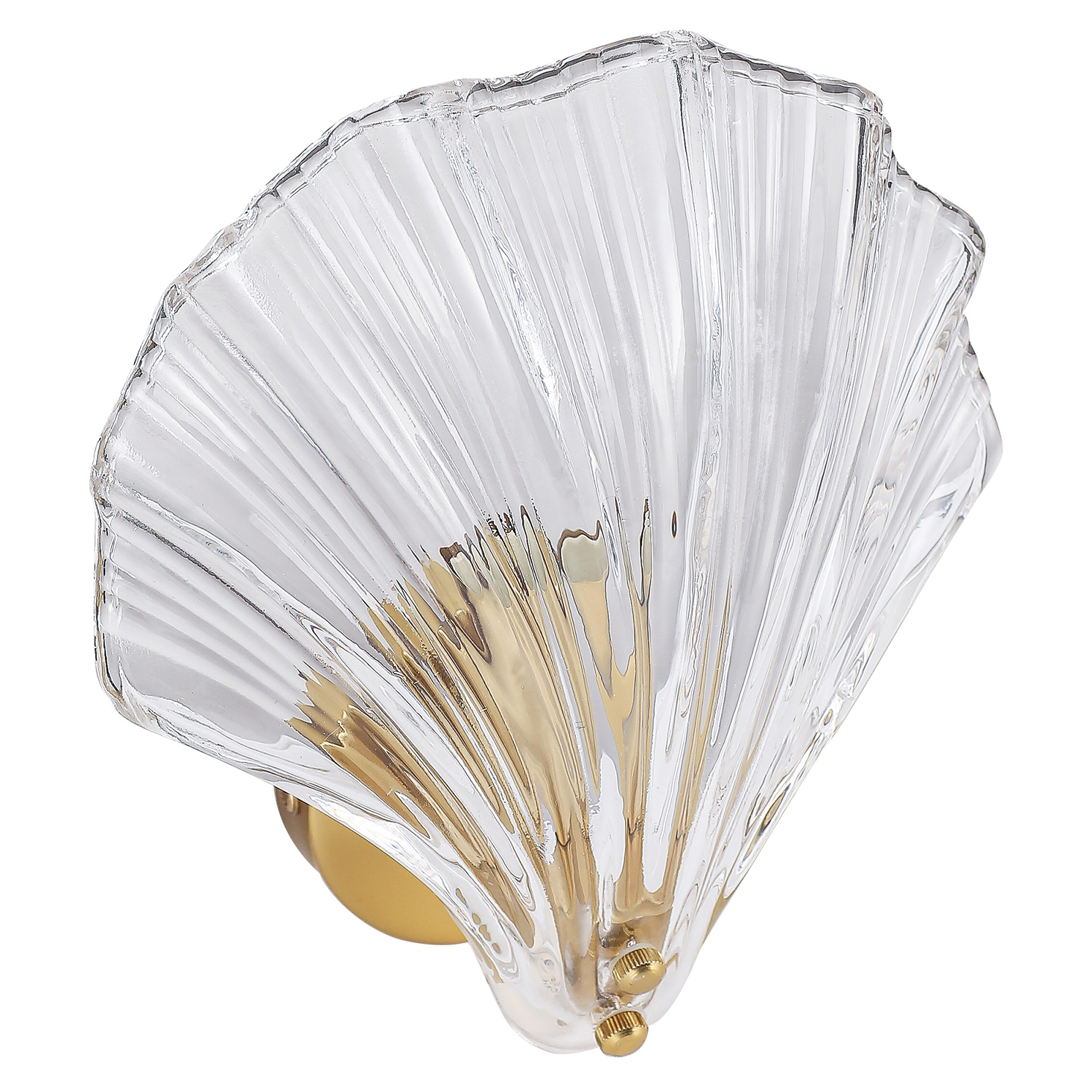 Abel Clear Glass Wall Light