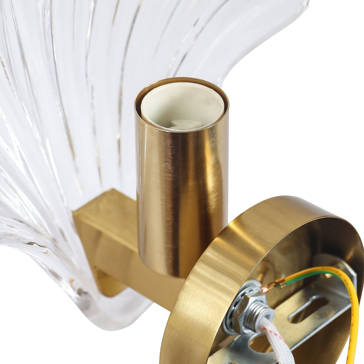 Abel Clear Glass Wall Light