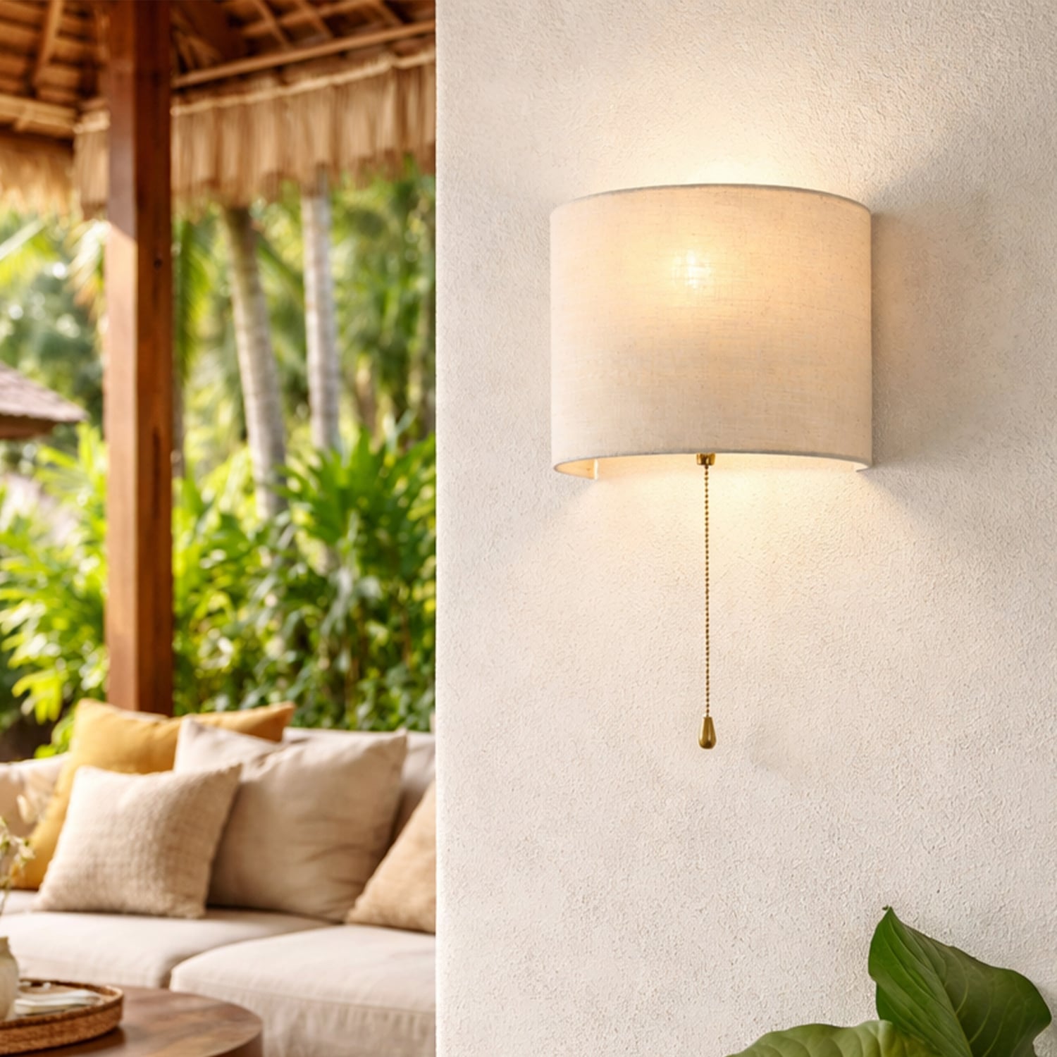 Thorne Linen Wall Sconce