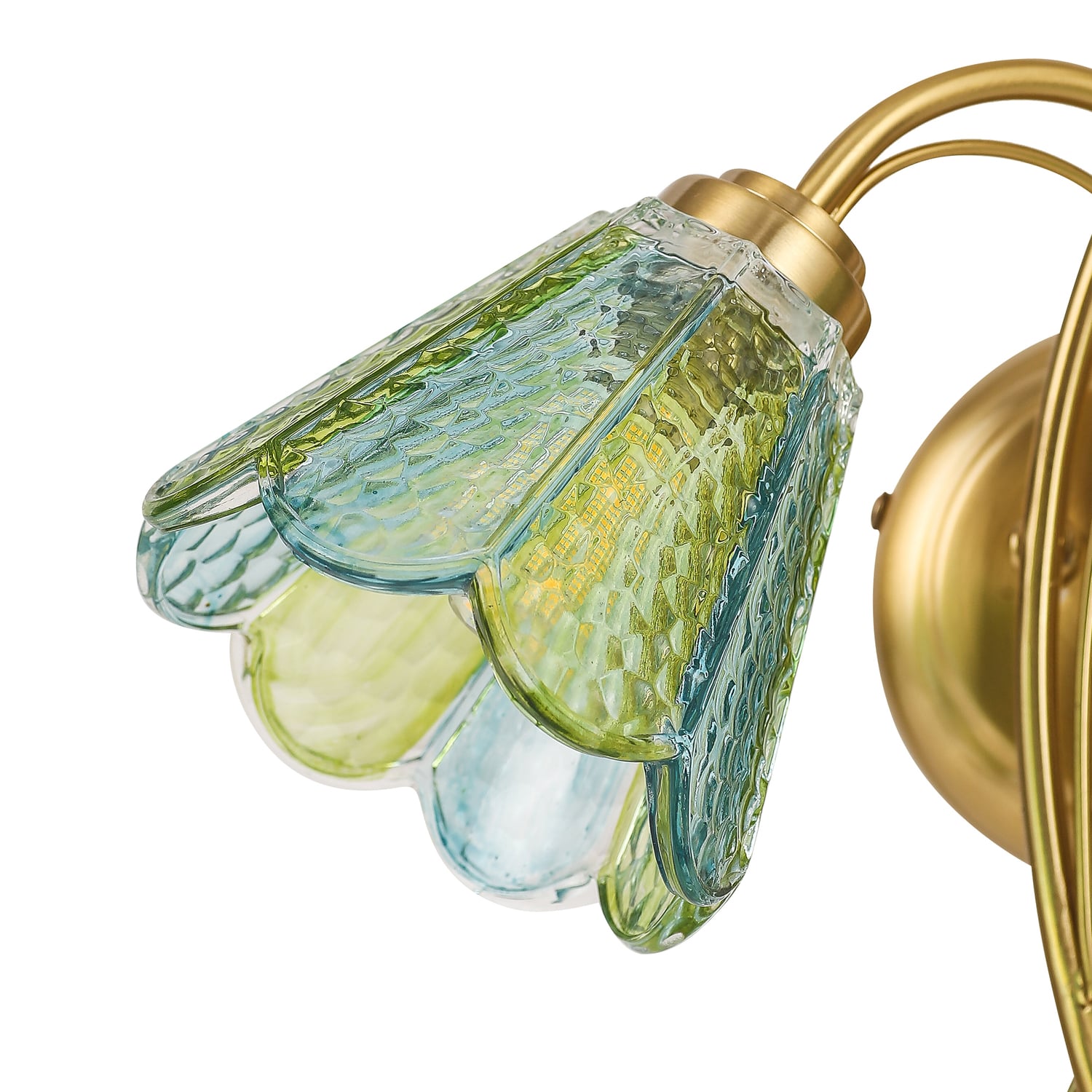 Brent Glass 2-Light Wall Light